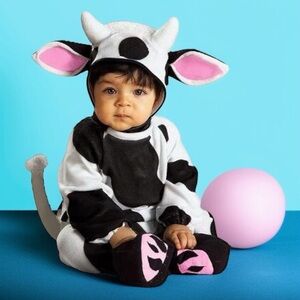 NWOT Rubie's Costume Co Cozy Cow Baby Infant Costume (Headpiece Not Included)